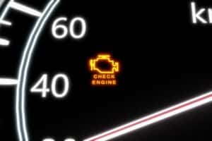Check Engine Light Diagnosis in Republic, MO At Yocum Automotive. Image of Check engine warning light illuminated